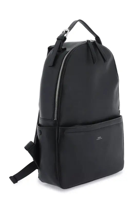 A.P.C. modern fashion trendy light weight adjustable strap casual outdoor sports travel men’s backpack - BLACK / TU