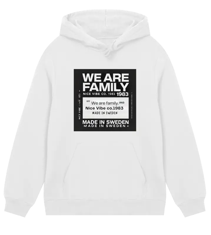 We Are Family Hoodie - Off white / XS / men - Hoodies